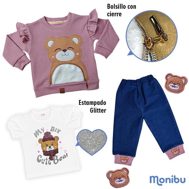 Conjunto de niña bebe POLY